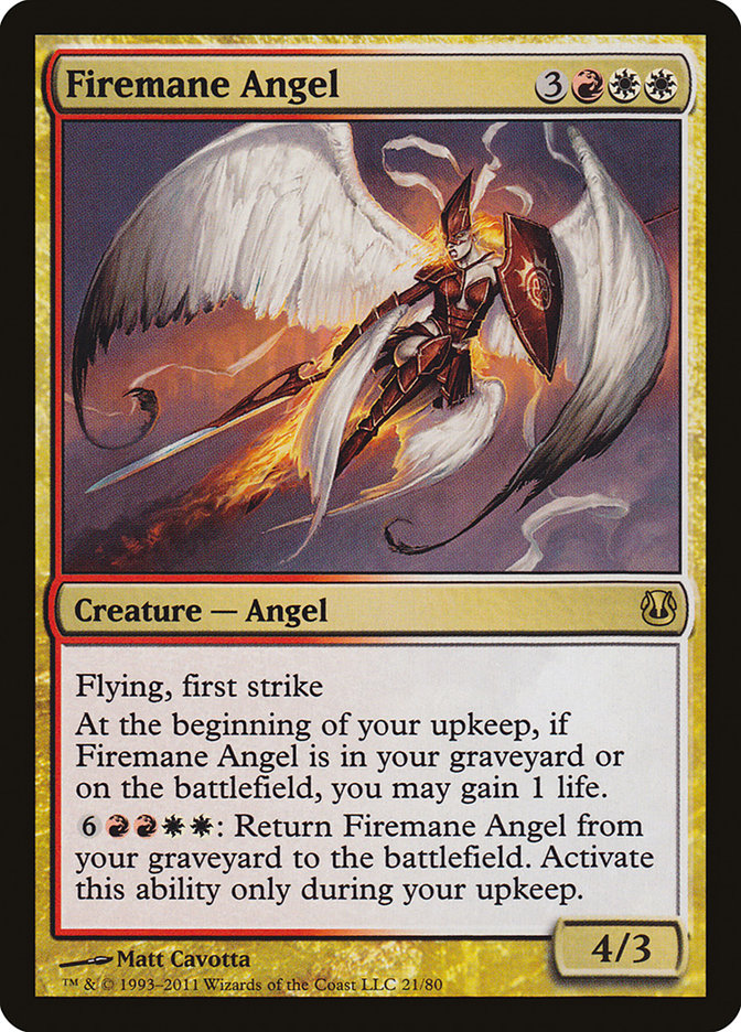 Firemane Angel [Duel Decks: Ajani vs. Nicol Bolas] | Good Games Adelaide SA