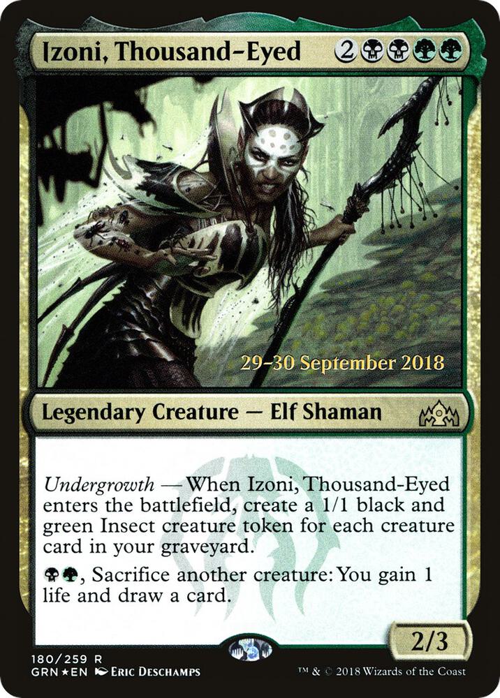 Izoni Thousand Eyed 180 (Prerelease Cards)  - Foil | Good Games Adelaide SA