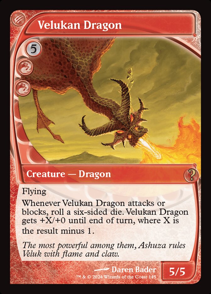 Velukan Dragon 145 (Mystery Booster 2)  - Foil | Good Games Adelaide SA