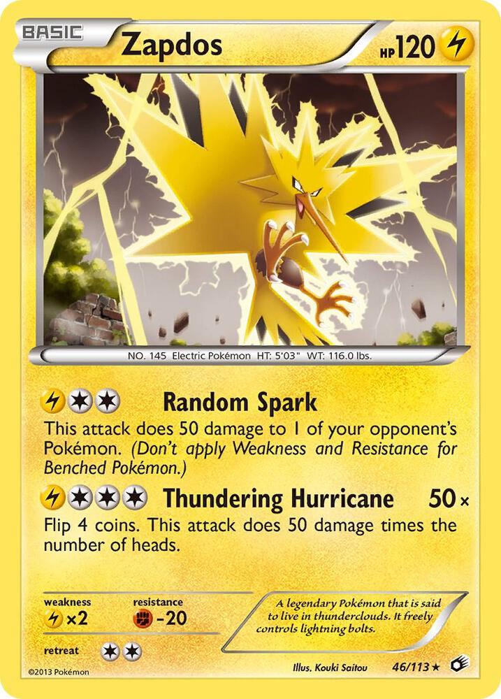 Zapdos 46/113 (Legendary Treasures)  - Holofoil | Good Games Adelaide SA