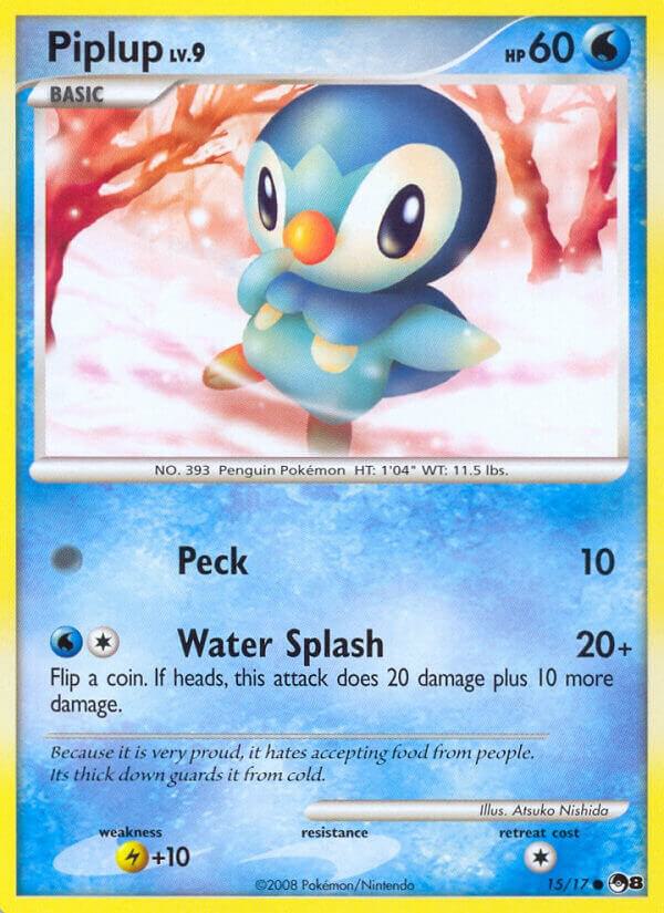 Piplup 015/017 (POP Series 8)  | Good Games Adelaide SA