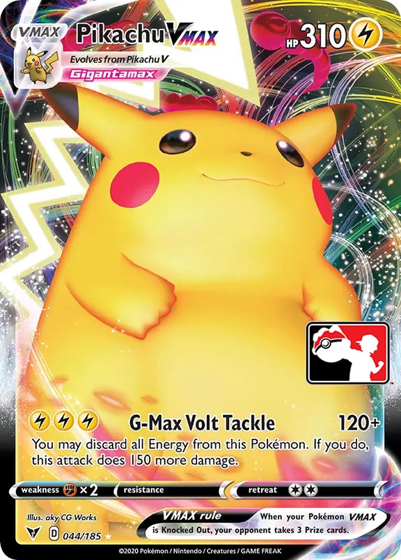 Pikachu VMAX (044/185) [Prize Pack Series One] | Good Games Adelaide SA