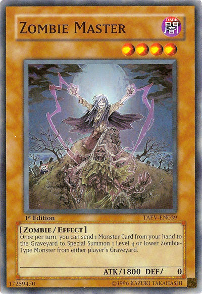Zombie Master [TAEV-EN039] Super Rare | Good Games Adelaide SA