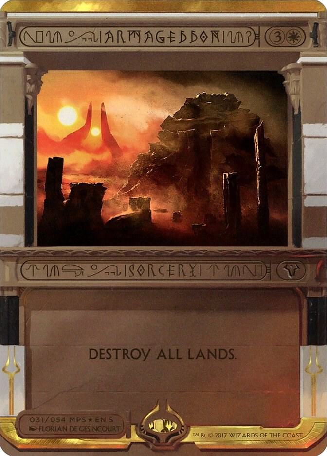 Armageddon 31 (Masterpiece Series: Amonkhet Invocations)  - Foil | Good Games Adelaide SA