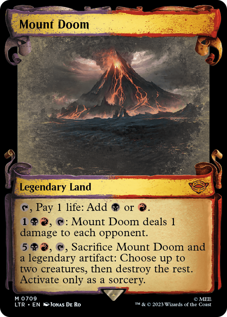 Mount Doom [The Lord of the Rings: Tales of Middle-Earth Showcase Scrolls] | Good Games Adelaide SA