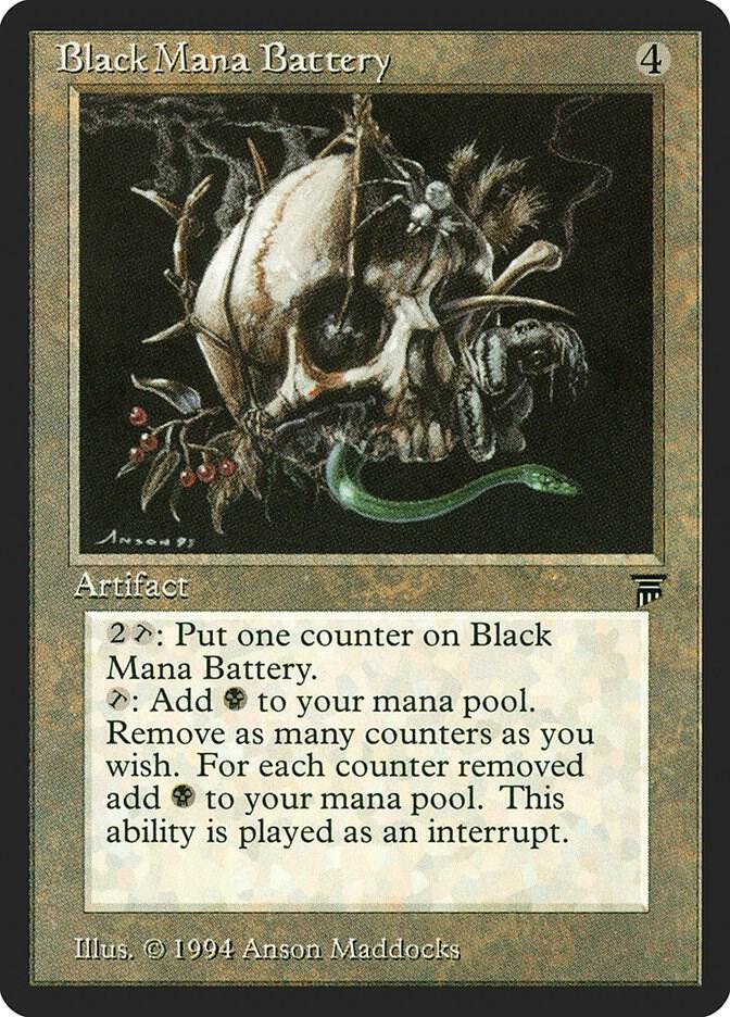 Black Mana Battery  (Legends)  | Good Games Adelaide SA