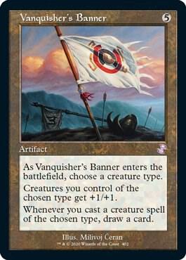 Vanquishers Banner 402 (Time Spiral: Remastered)  - Foil | Good Games Adelaide SA