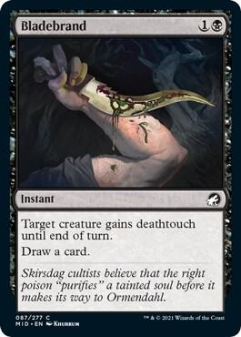 Bladebrand 87 (Innistrad: Midnight Hunt)  - Foil | Good Games Adelaide SA