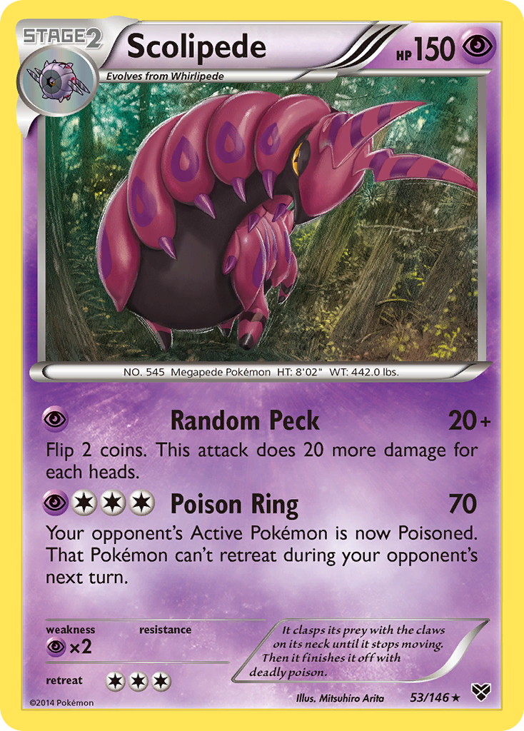 Scolipede (53/146) [XY: Base Set] | Good Games Adelaide SA