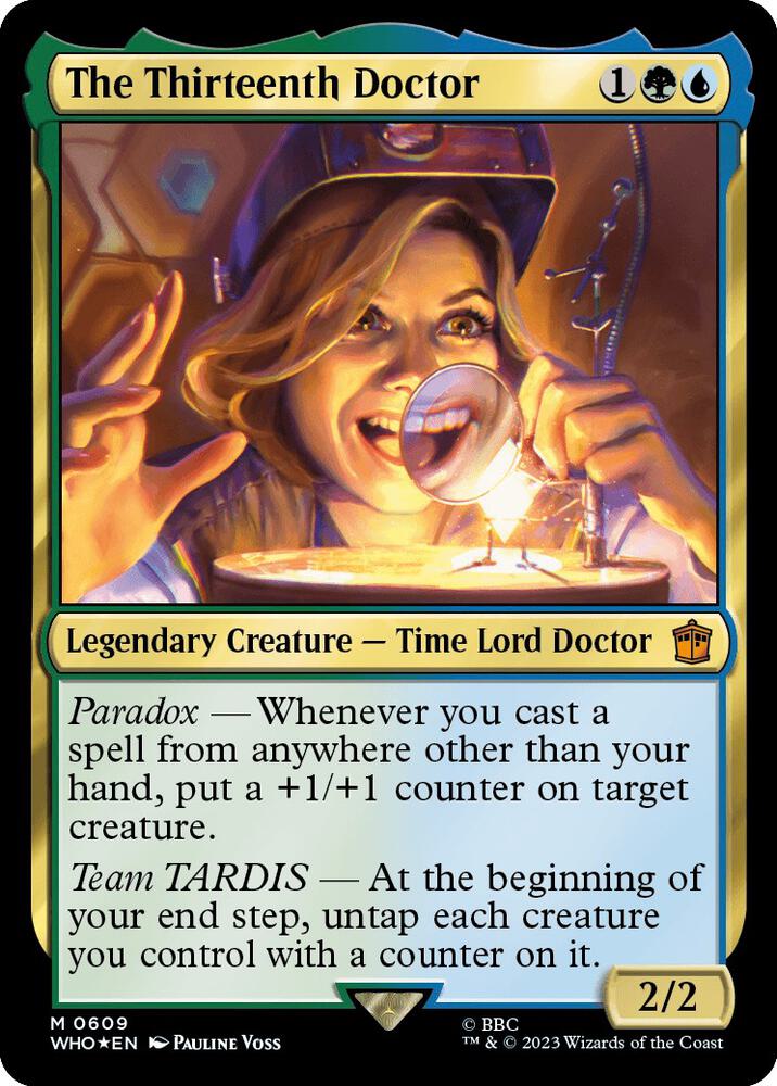 The Thirteenth Doctor 609 (Universes Beyond: Doctor Who)  - Foil | Good Games Adelaide SA