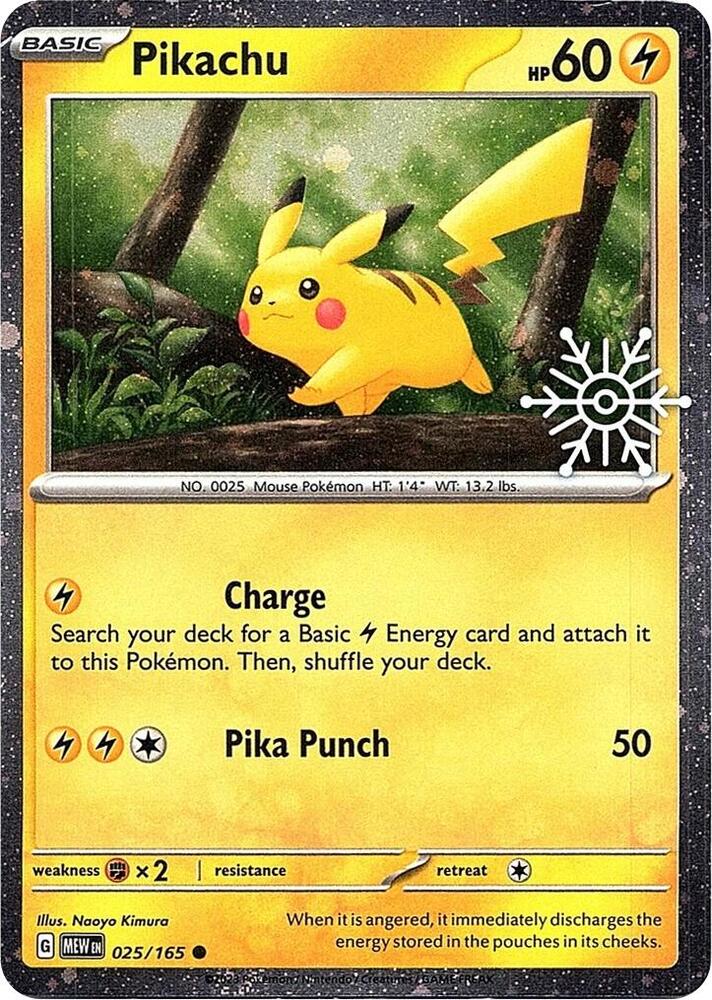 Pikachu Holiday Calendar 025/165 (Miscellaneous Cards & Products)  - Holofoil | Good Games Adelaide SA