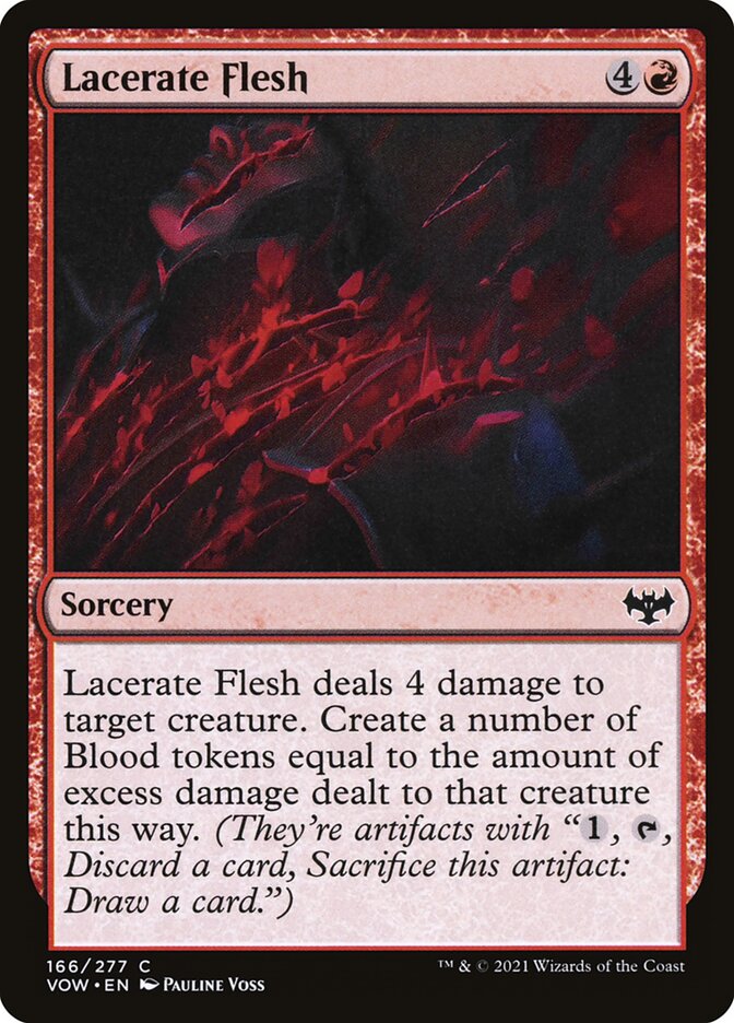 Lacerate Flesh 166 (Innistrad: Crimson Vow)  - Foil | Good Games Adelaide SA