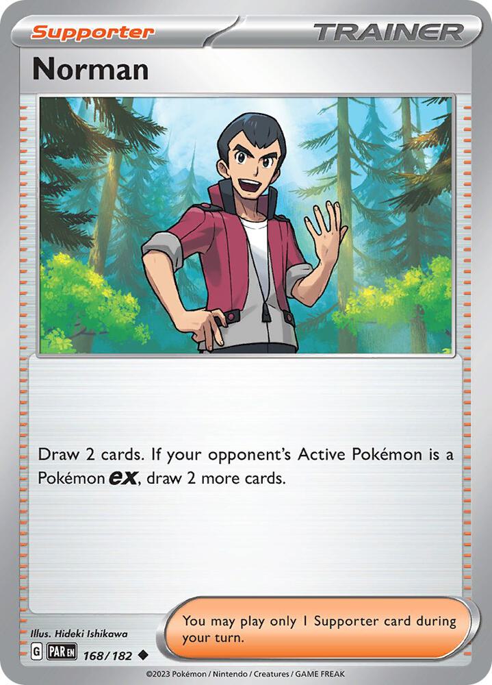 Norman 168/182 (SV04: Paradox Rift)  - Reverse Holofoil | Good Games Adelaide SA