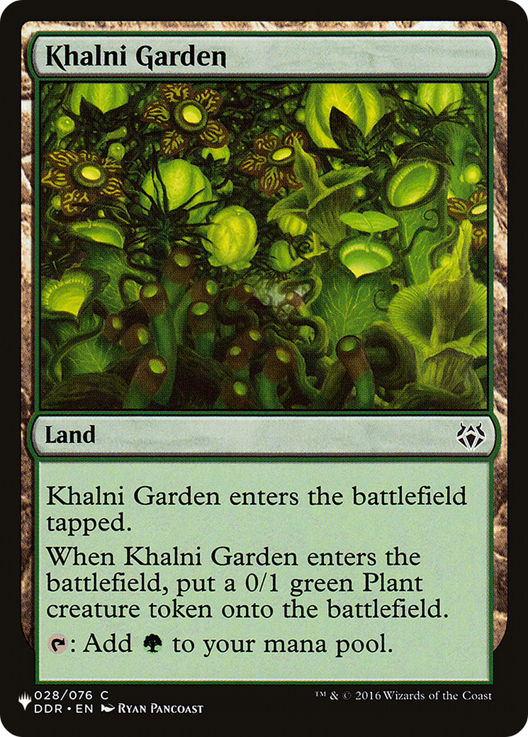 Khalni Garden [The List Reprints] | Good Games Adelaide SA