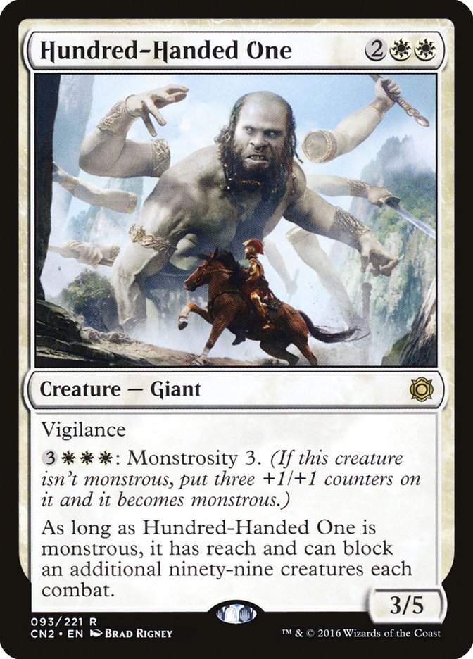 Hundred-Handed One 93 (Conspiracy: Take the Crown)  - Foil | Good Games Adelaide SA