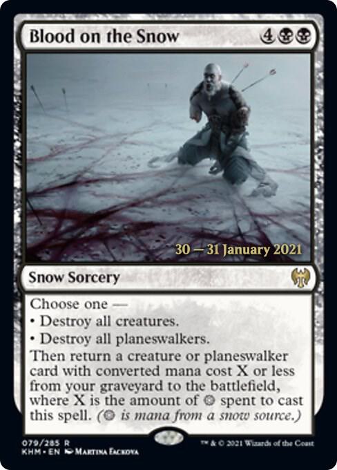 Blood on the Snow 79 (Prerelease Cards)  - Foil | Good Games Adelaide SA