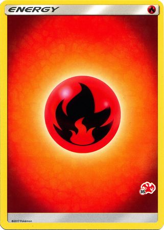 Fire Energy (Charizard Stamp #35) [Battle Academy 2020] | Good Games Adelaide SA