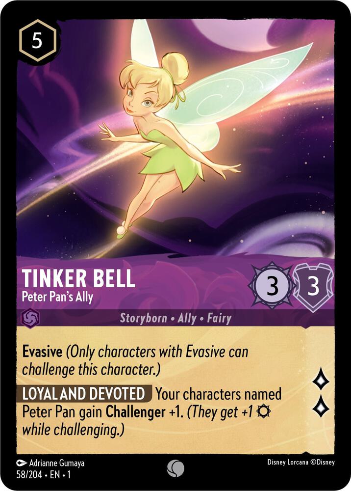 Tinker Bell Peter Pans Ally 58/204 (The First Chapter)  | Good Games Adelaide SA
