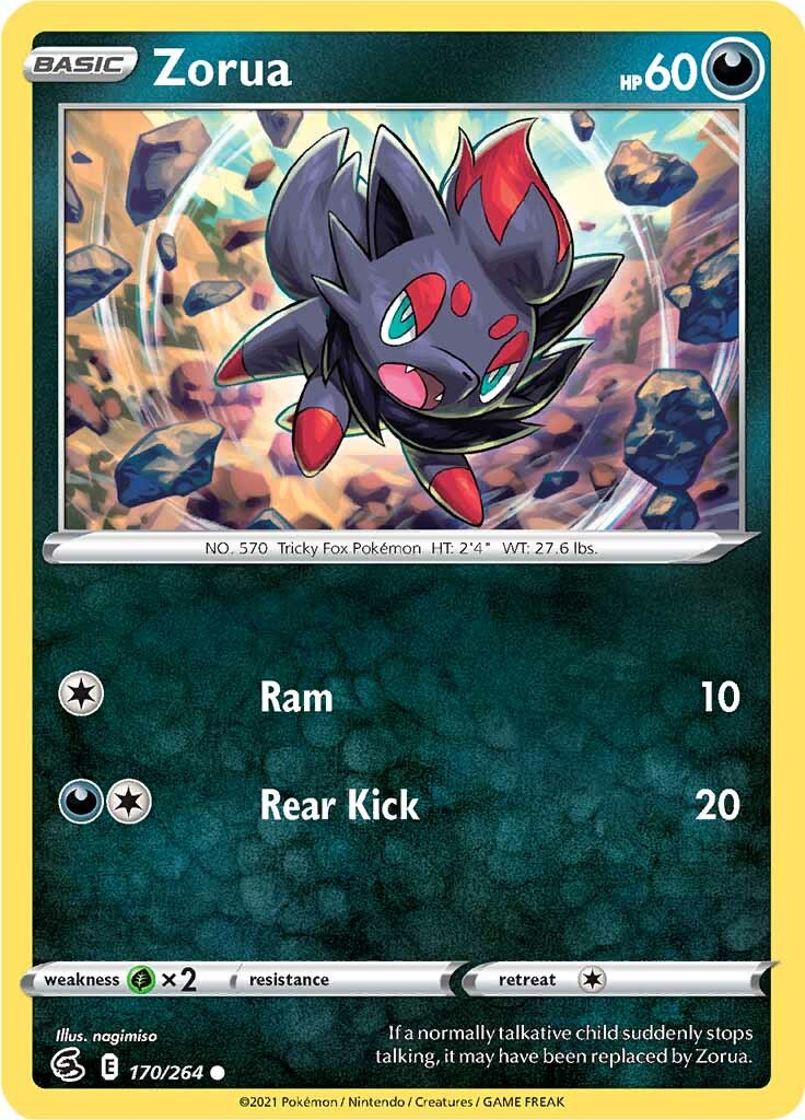 Zorua (170/264) [Sword & Shield: Fusion Strike] | Good Games Adelaide SA