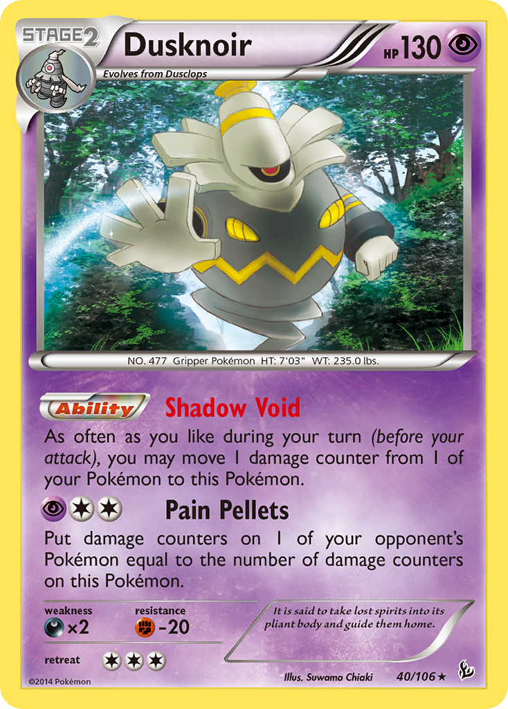 Dusknoir (40/106) [XY: Flashfire] | Good Games Adelaide SA