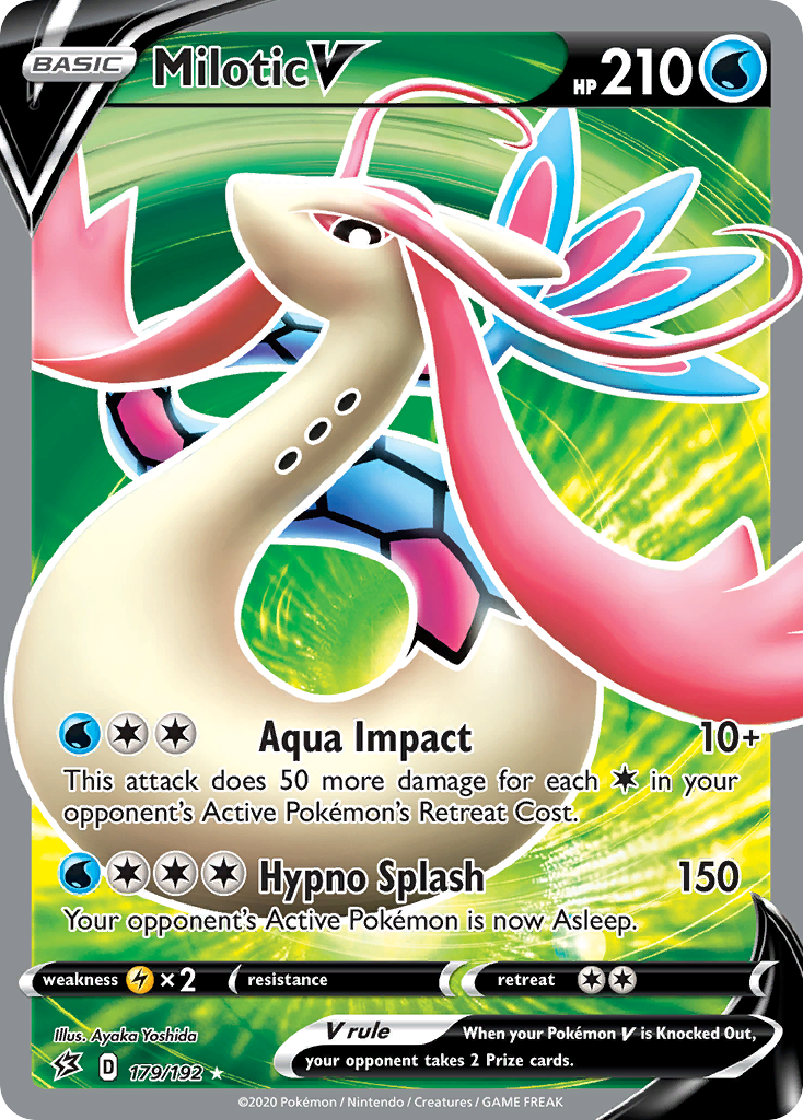 Milotic V (179/192) [Sword & Shield: Rebel Clash] | Good Games Adelaide SA