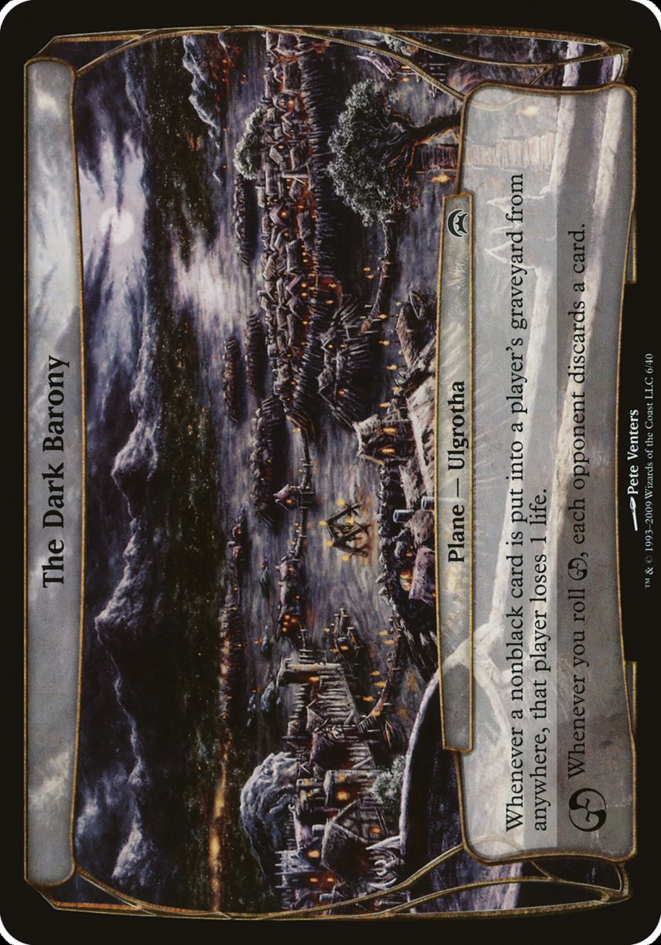 The Dark Barony (Planechase) [Planechase Planes] | Good Games Adelaide SA