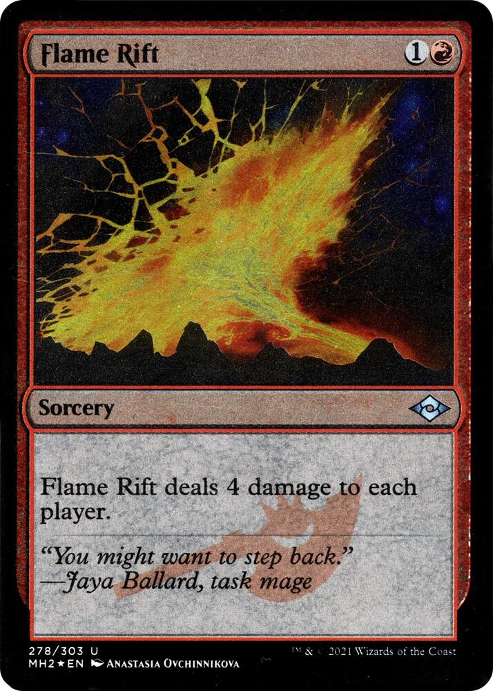 Flame Rift Foil Etched 278 (Modern Horizons 2)  - Foil | Good Games Adelaide SA