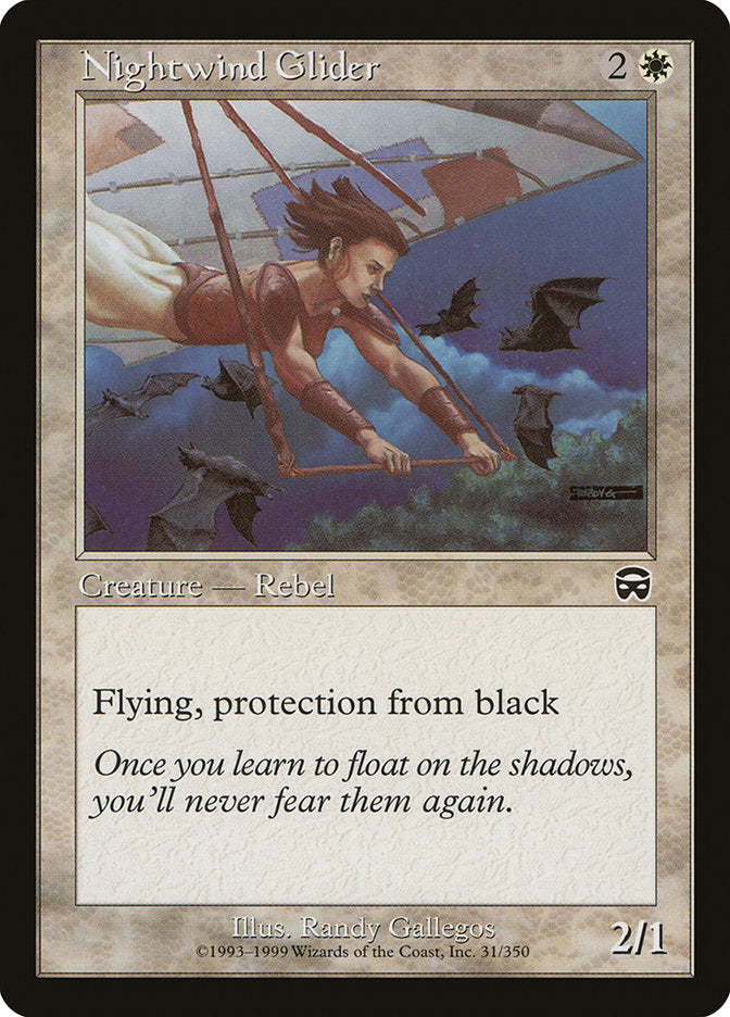 Nightwind Glider 31 (Mercadian Masques)  - Foil | Good Games Adelaide SA