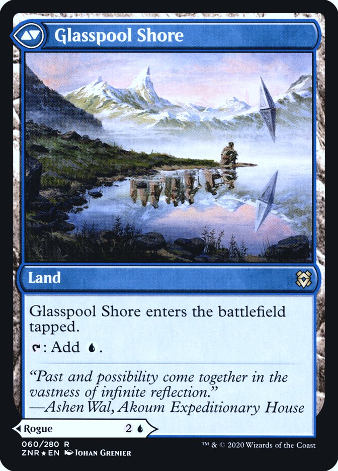 Glasspool Mimic // Glasspool Shore  [Zendikar Rising Prerelease Promos] | Good Games Adelaide SA
