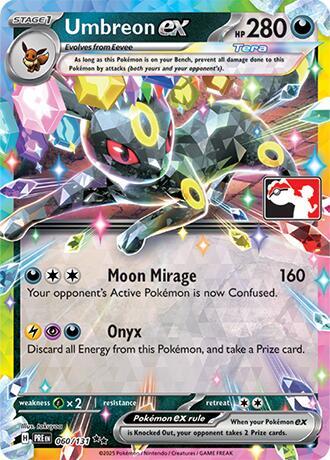 Umbreon ex Series 7 060/131 (Prize Pack Series Cards)  - Holofoil | Good Games Adelaide SA