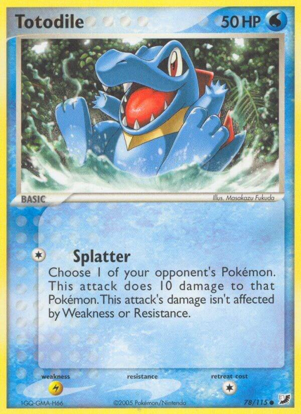 Totodile 78/115 (Unseen Forces)  | Good Games Adelaide SA