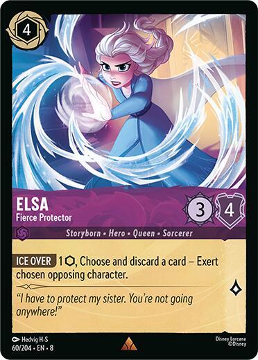 Elsa Fierce Protector 60/204 (Reign of Jafar)  | Good Games Adelaide SA