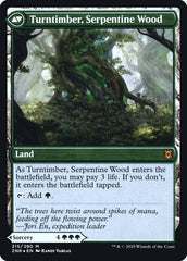 Turntimber Symbiosis // Turntimber, Serpentine Wood  [Zendikar Rising Prerelease Promos] | Good Games Adelaide SA