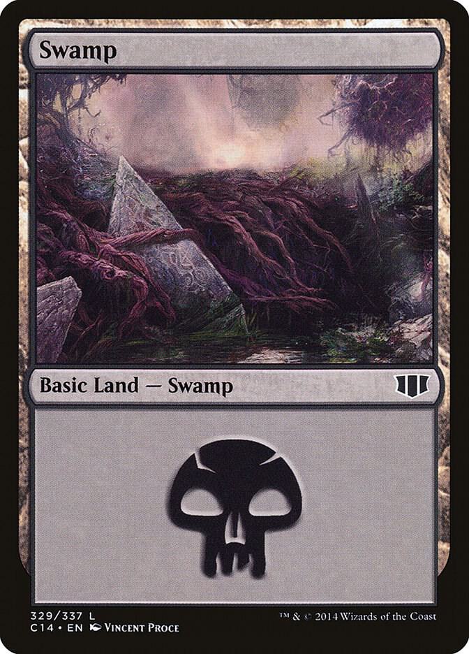 Swamp 329 329 (Commander 2014)  | Good Games Adelaide SA