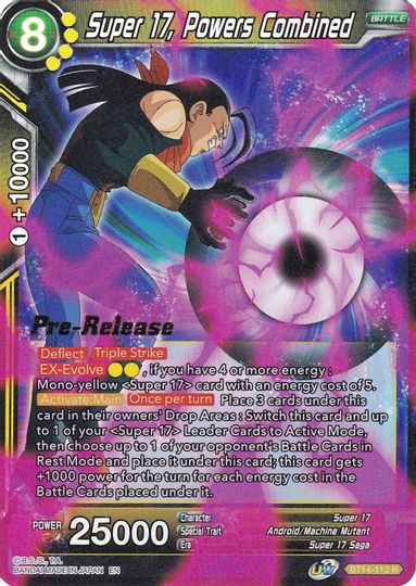 Super 17, Powers Combined (BT14-112) [Cross Spirits Prerelease Promos] | Good Games Adelaide SA
