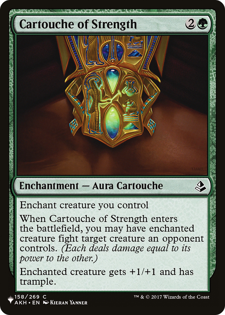 Cartouche of Strength [The List Reprints] | Good Games Adelaide SA