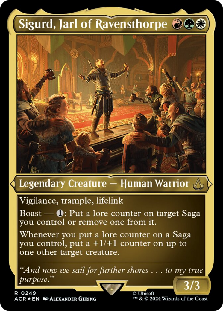 Sigurd, Jarl of Ravensthorpe (Foil Etched) [Assassin's Creed] | Good Games Adelaide SA