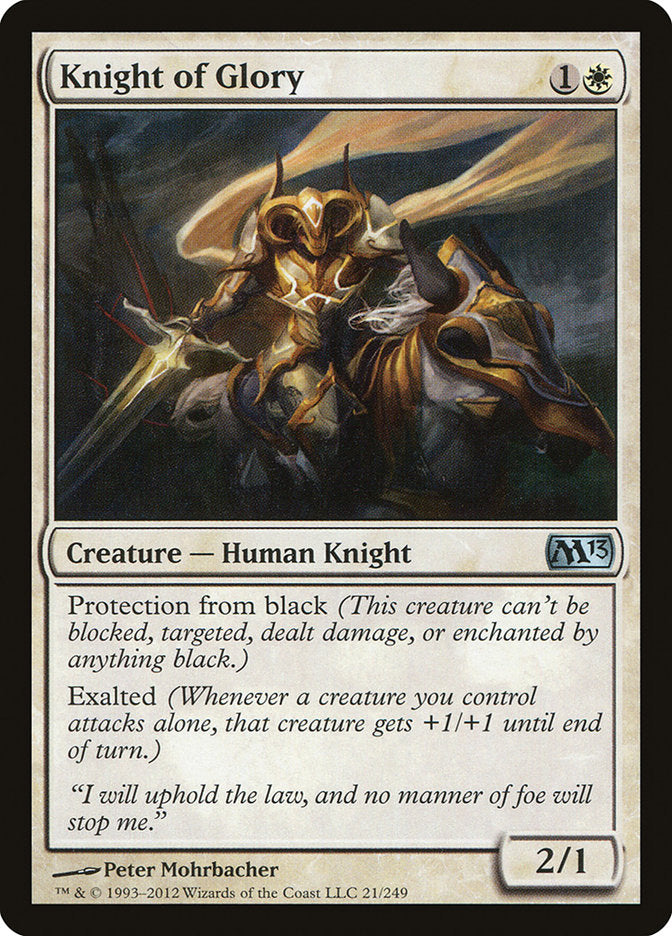 Knight of Glory 21 (Magic 2013 (M13))  | Good Games Adelaide SA