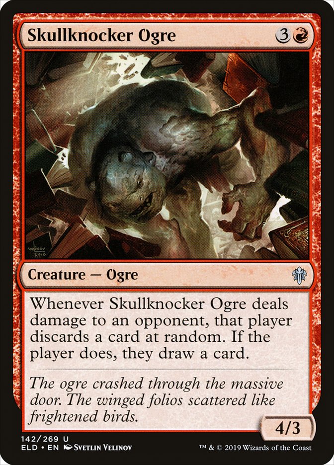 Skullknocker Ogre 142 (Throne of Eldraine)  - Foil | Good Games Adelaide SA