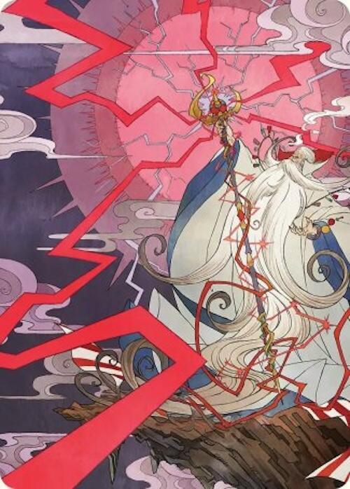 Summon Esper Ramuh Art Card 40 (Art Series: FINAL FANTASY)  | Good Games Adelaide SA