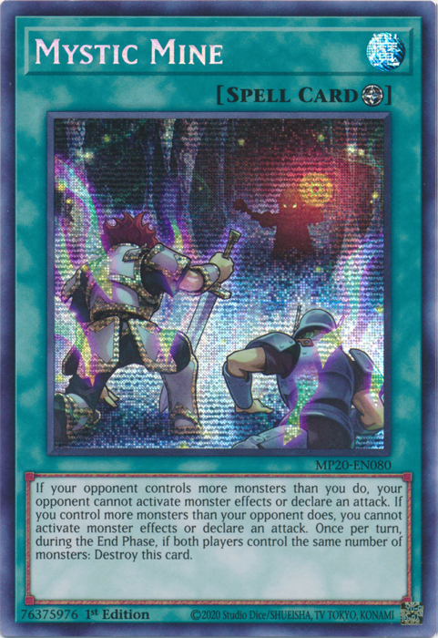 Mystic Mine [MP20-EN080] Prismatic Secret Rare | Good Games Adelaide SA