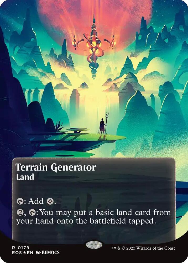 Terrain Generator  178/0 (Edge of Eternities: Stellar Sights)  - Borderless Galaxy Foil | Good Games Adelaide SA
