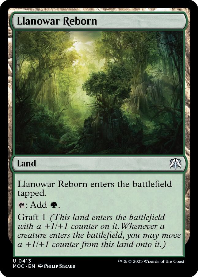 Llanowar Reborn 413 (Commander: March of the Machine)  | Good Games Adelaide SA