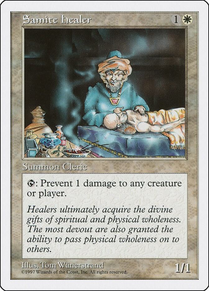 Samite Healer  (Fifth Edition)  | Good Games Adelaide SA