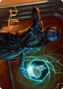 Kamiz Obscura Oculus Art Card Gold Stamped Signature 41 (Art Series: Streets of New Capenna)  | Good Games Adelaide SA