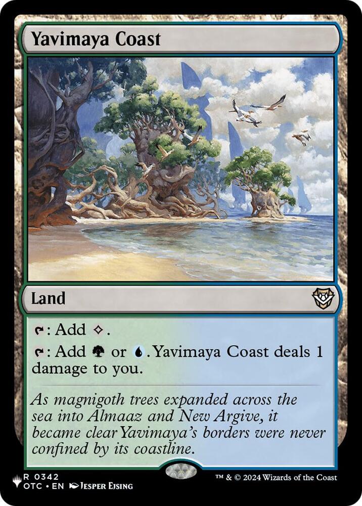 Yavimaya Coast 342 (The List Reprints)  | Good Games Adelaide SA