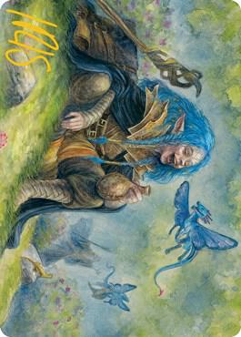 Feywild Trickster Art Card Gold Stamped Signature 70 (Art Series: Adventures in the Forgotten Realms)  | Good Games Adelaide SA