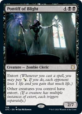 Pontiff of Blight 108 (Commander: Adventures in the Forgotten Realms)  | Good Games Adelaide SA
