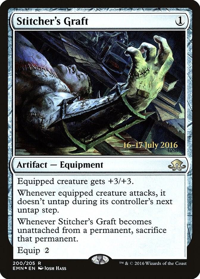 Stitchers Graft 200 (Prerelease Cards)  - Foil | Good Games Adelaide SA