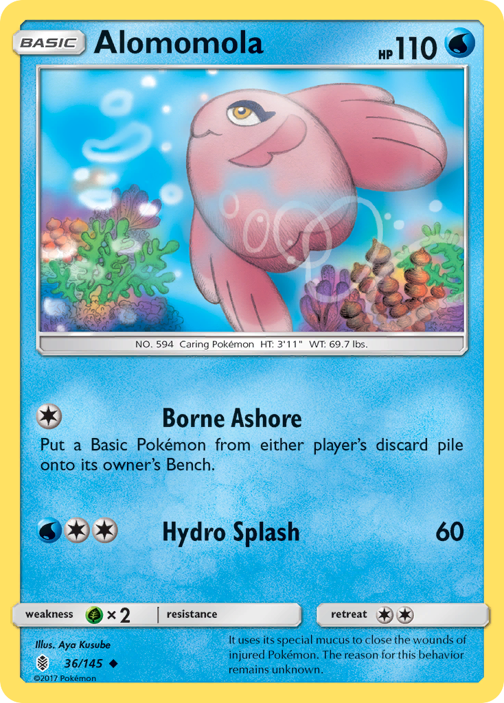 Alomomola (36/145) [Sun & Moon: Guardians Rising] | Good Games Adelaide SA
